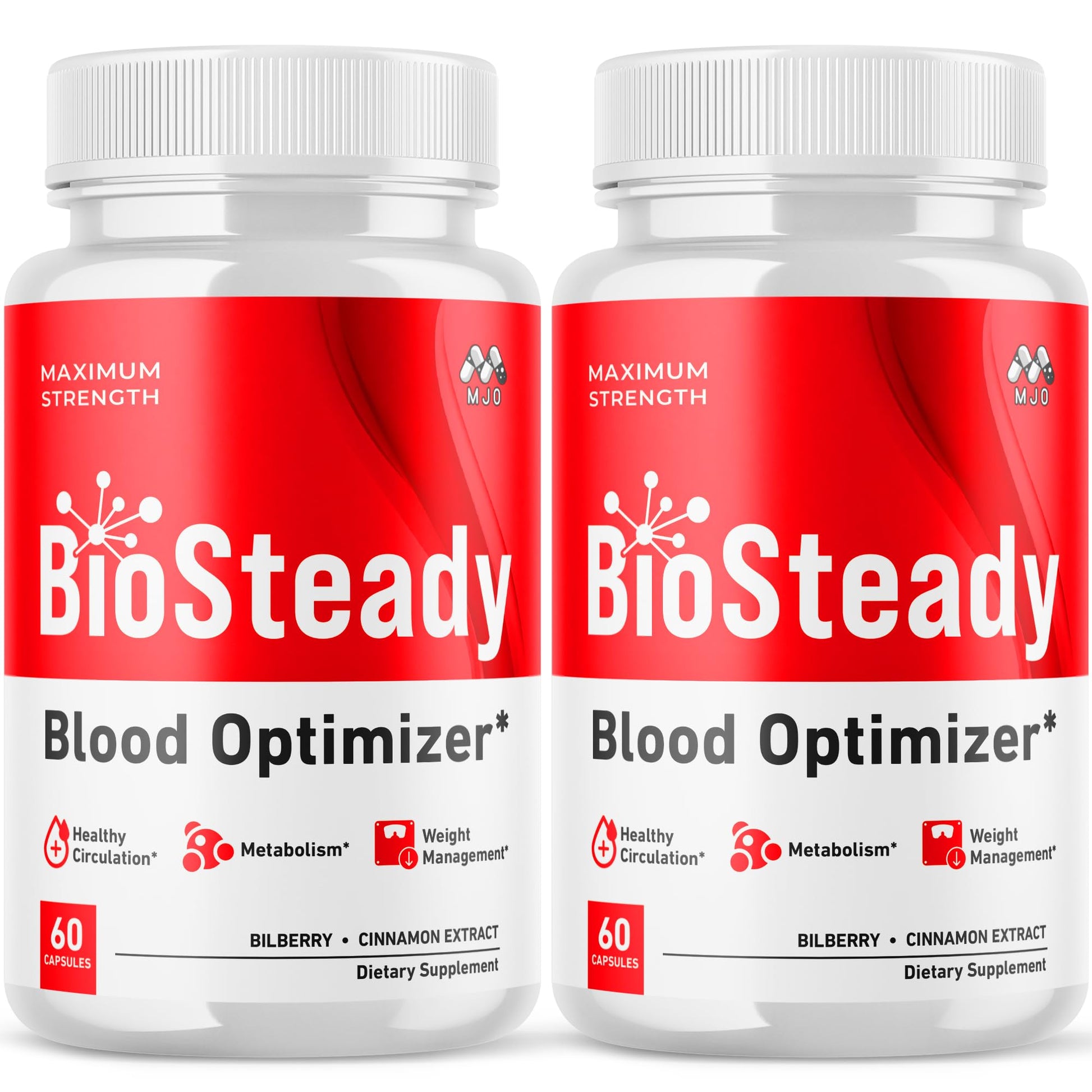 MJO Biosteady Blood Optimizer Capsules, 120 Capsules