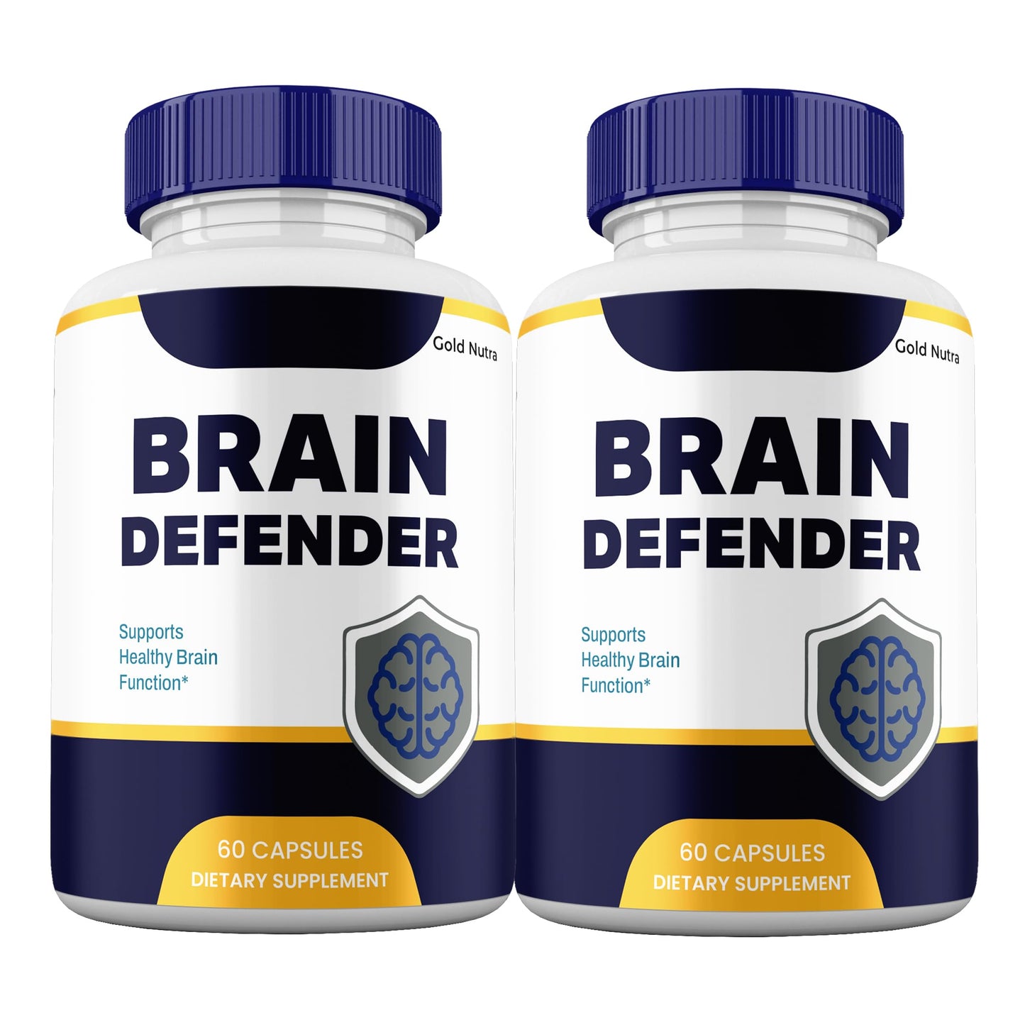 Gold Nutra Brain Defender Capsules 2 Count