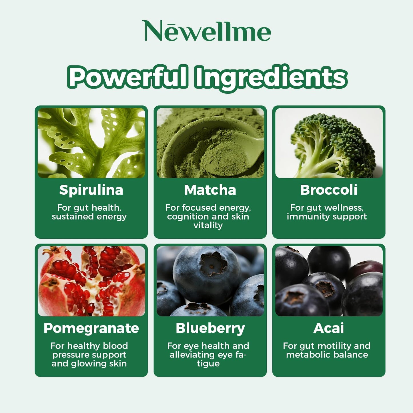 NEWELLME Daily Super Greens Gummies 14-Count