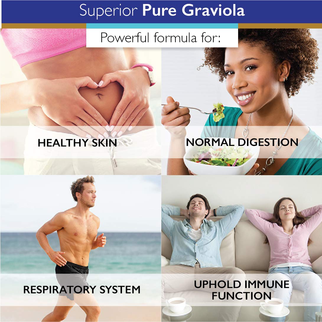 Superior Labs Graviola 1200mg Veg Capsules, 120 Count