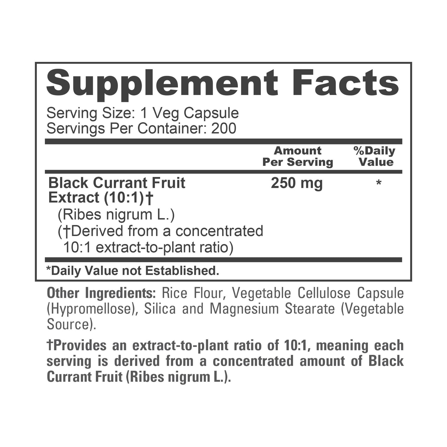 NusaPure Black Currant Oil Capsules 200