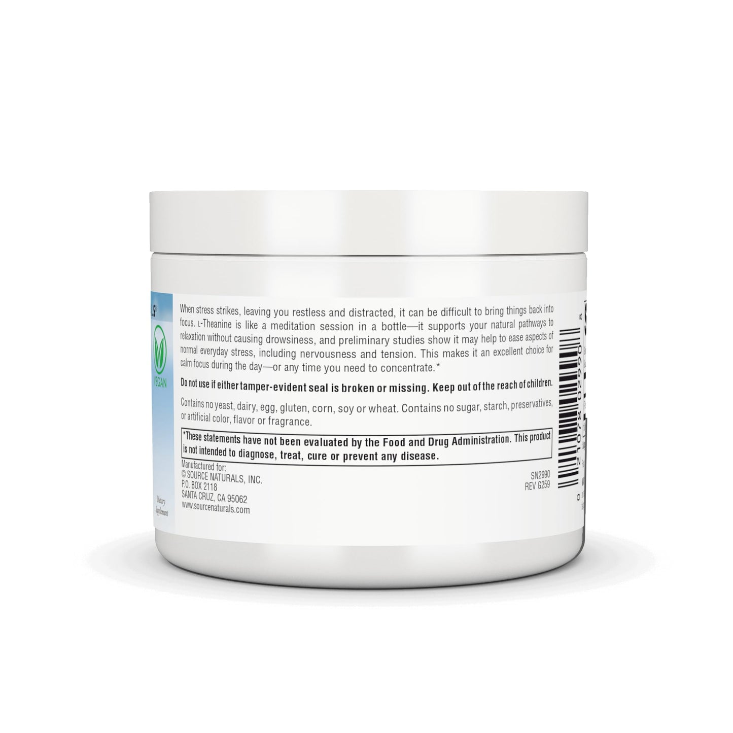 Source Naturals Serene Science L-Theanine Powder 0.7 oz