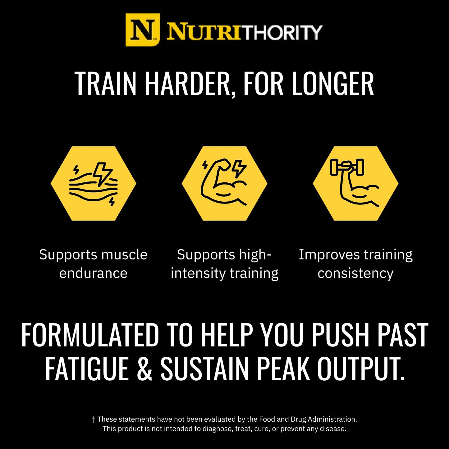Nutrithority High Stim Pre Workout Powder for Men, Strong Pre Workout Energy Powder Without Creatine, High Caffeine (Freedom Fuel), 19 Servings