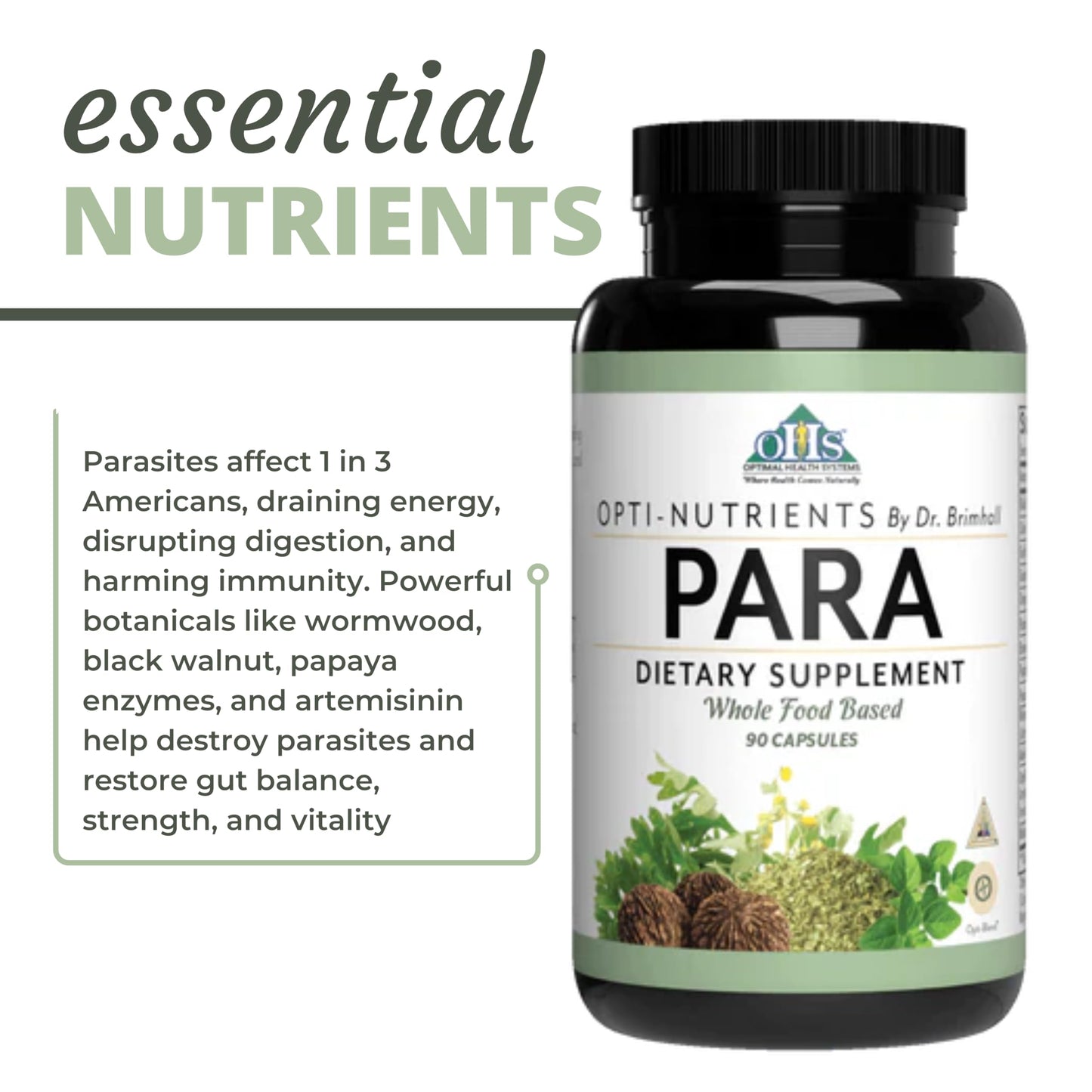 Optimal Health Systems Opti-para Capsule 90 Count