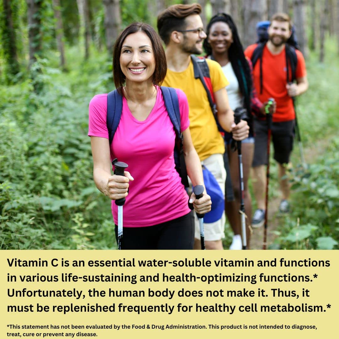 Script Essentials Vitamin C from Acerola Cherry with Lavitol DHQ Dihydroquercetin Plus Citrus Bioflavonoids 250 mg, 60 Capsules