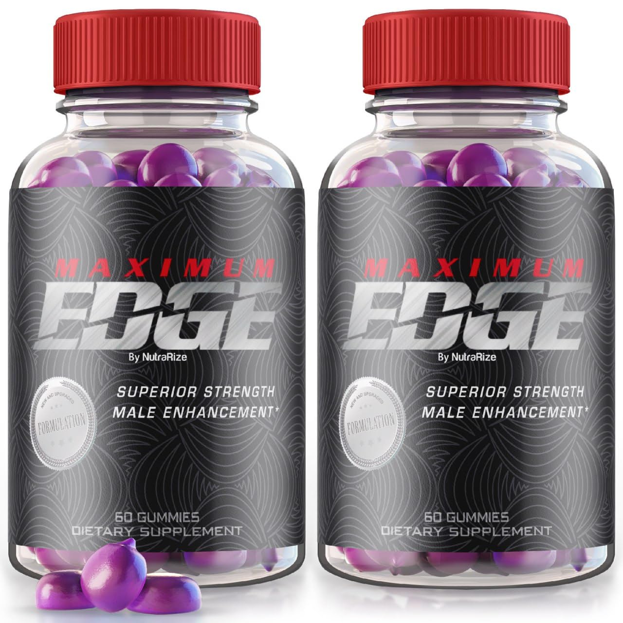 NutraRize Maximum Edge Male Gummies, 120 Gummies
