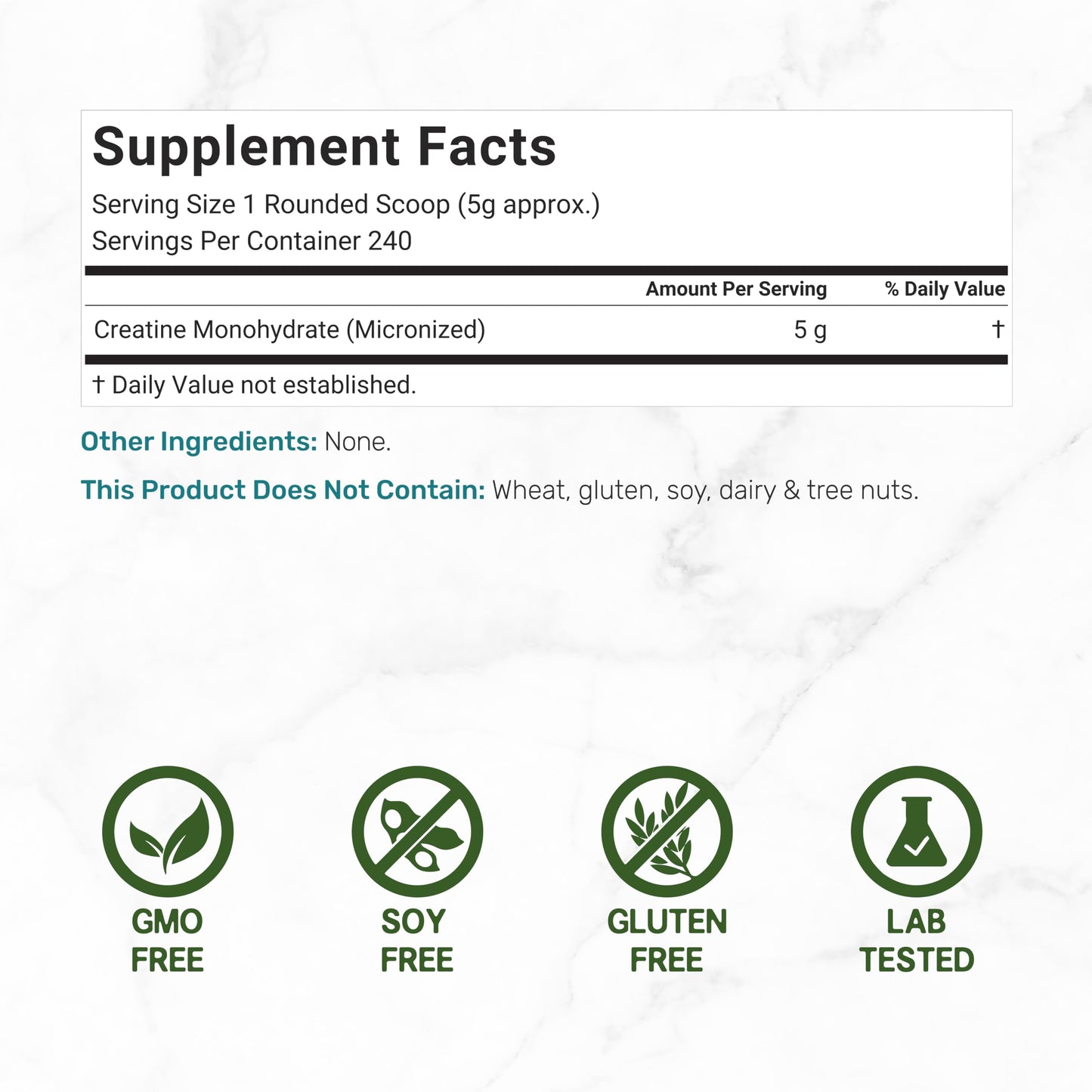 Deal Supplement Instant Creatine Monohydrate Powder 41.6 Ounces