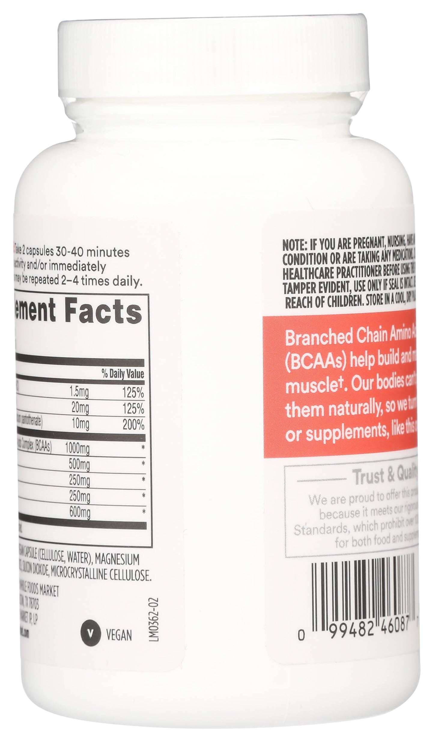 Whole Foods Market BCAA Complex Tablet 60 Tablets