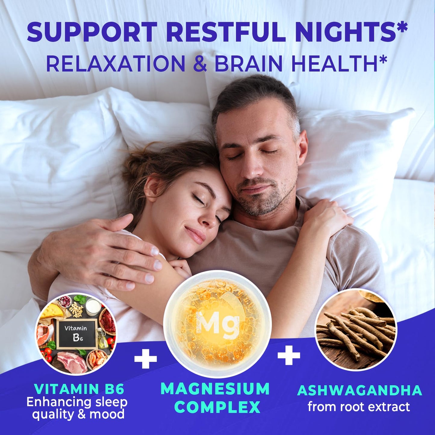 Divinity Nutra Magnesium Ashwagandha Supplement, 120 Capsules