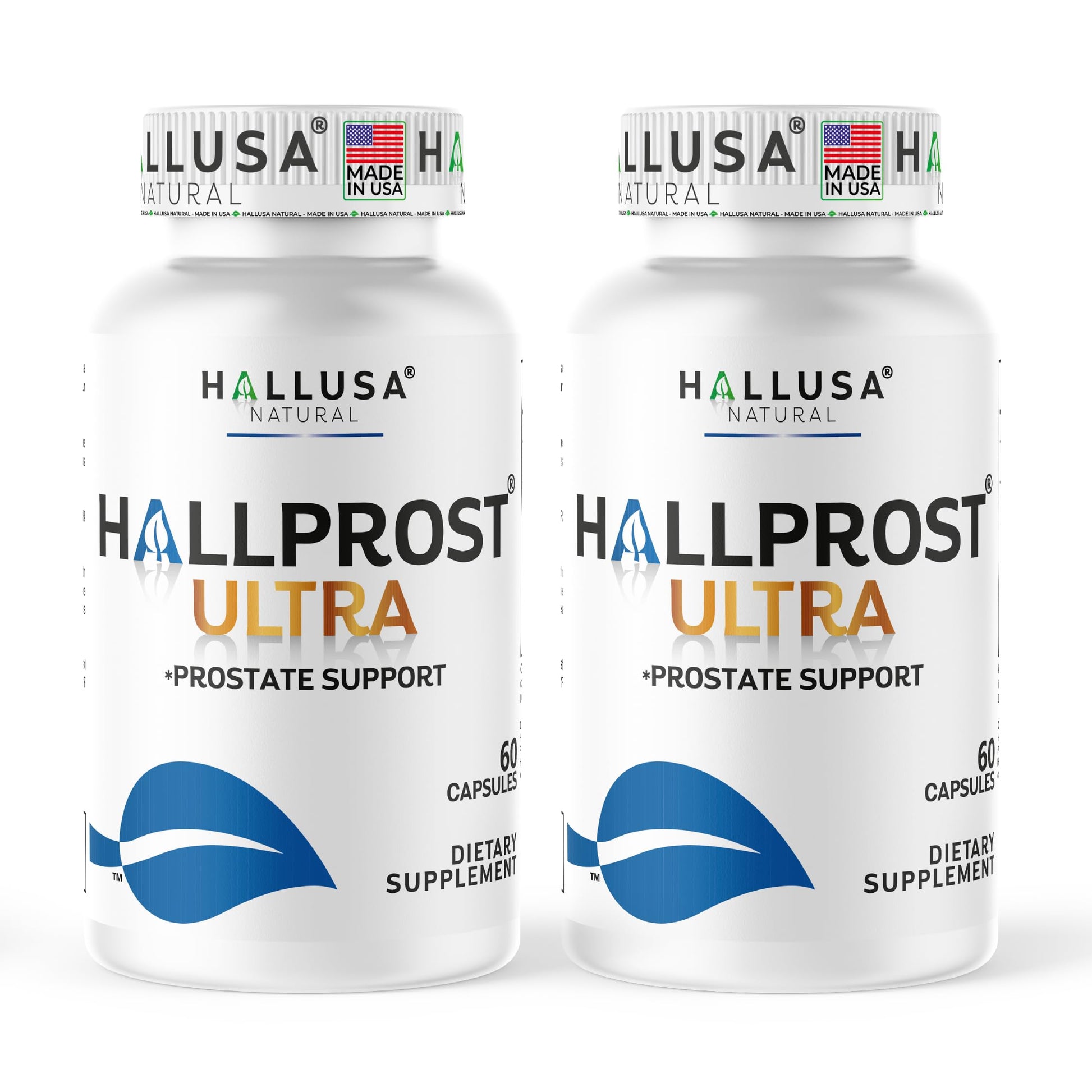 Hallusa Natural Hallprost Ultra Prostate Support Supplement 7-in-1 Saw Palmetto Formula 120 Capsules