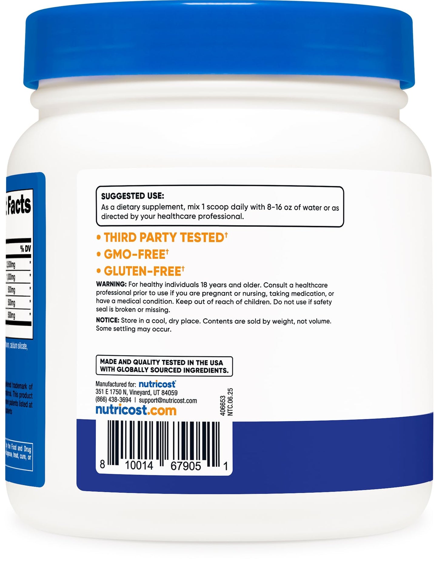 Nutricost L-Arginine Complex Powder 16.7 oz