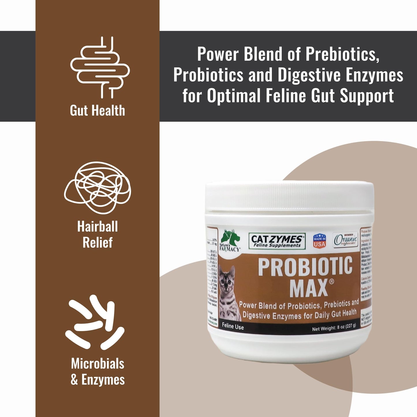 CATZYMES Probiotic Max Powder 8