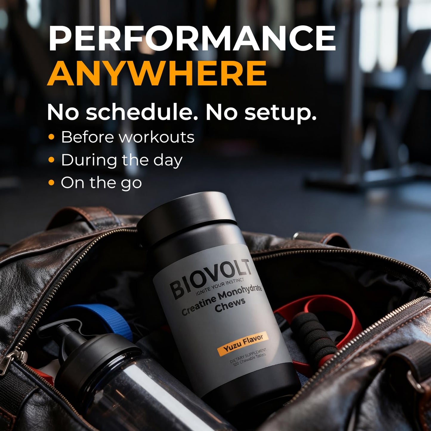 BIOVOLT Creatine Monohydrate Chews Chewable 240 Tablets