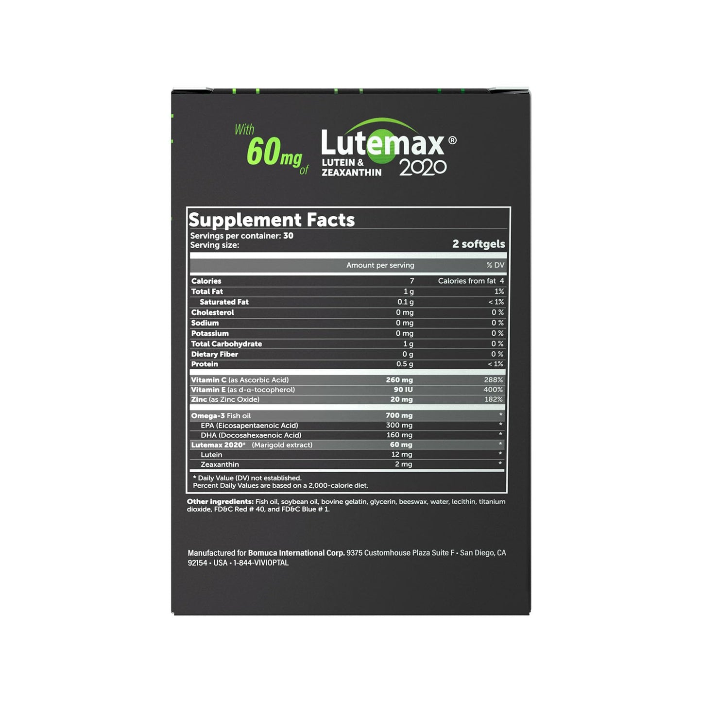 Vivioptal Vitamins Vivioptal for Men & Vivioptal Lux Softgels, 90 Softgels