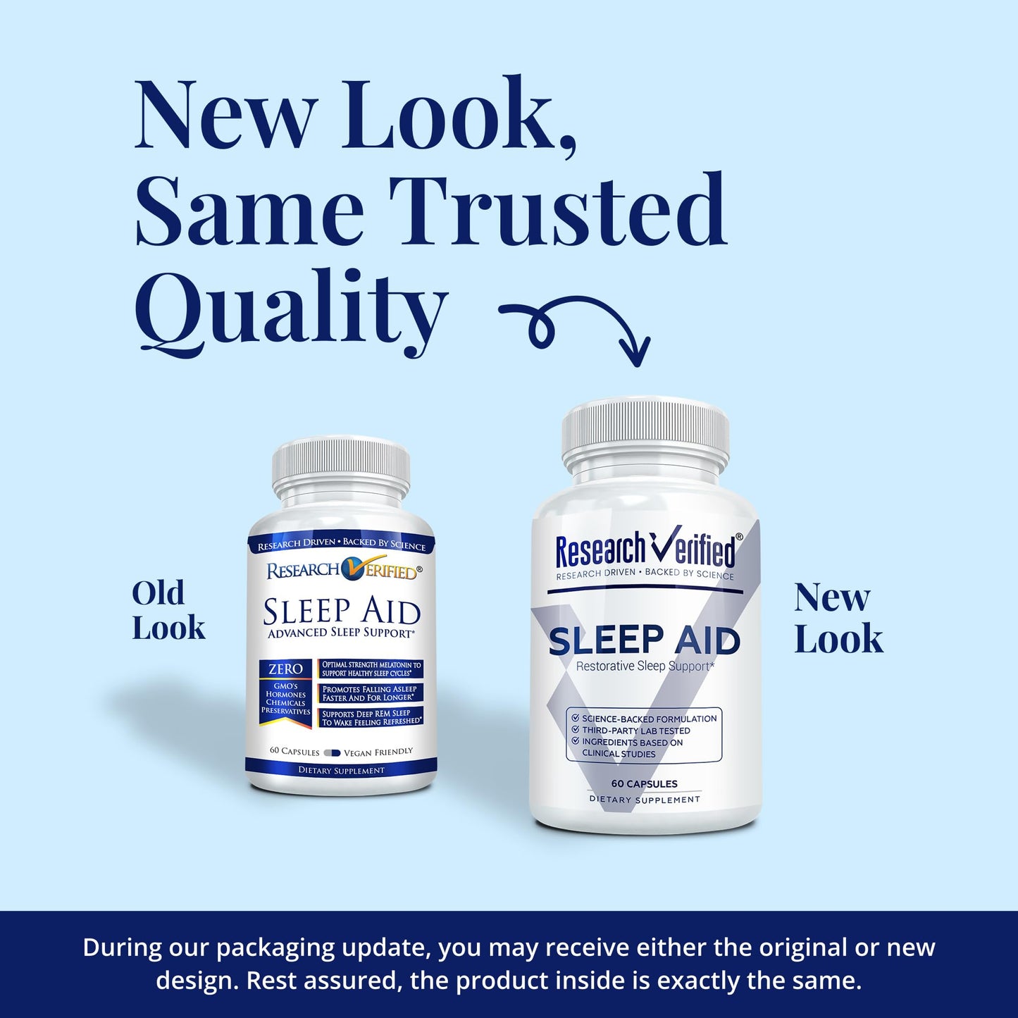 Research Verified Sleep – Melatonin, Chamomile, Valerian, L-Ornithine – Capsule – 180 Capsules