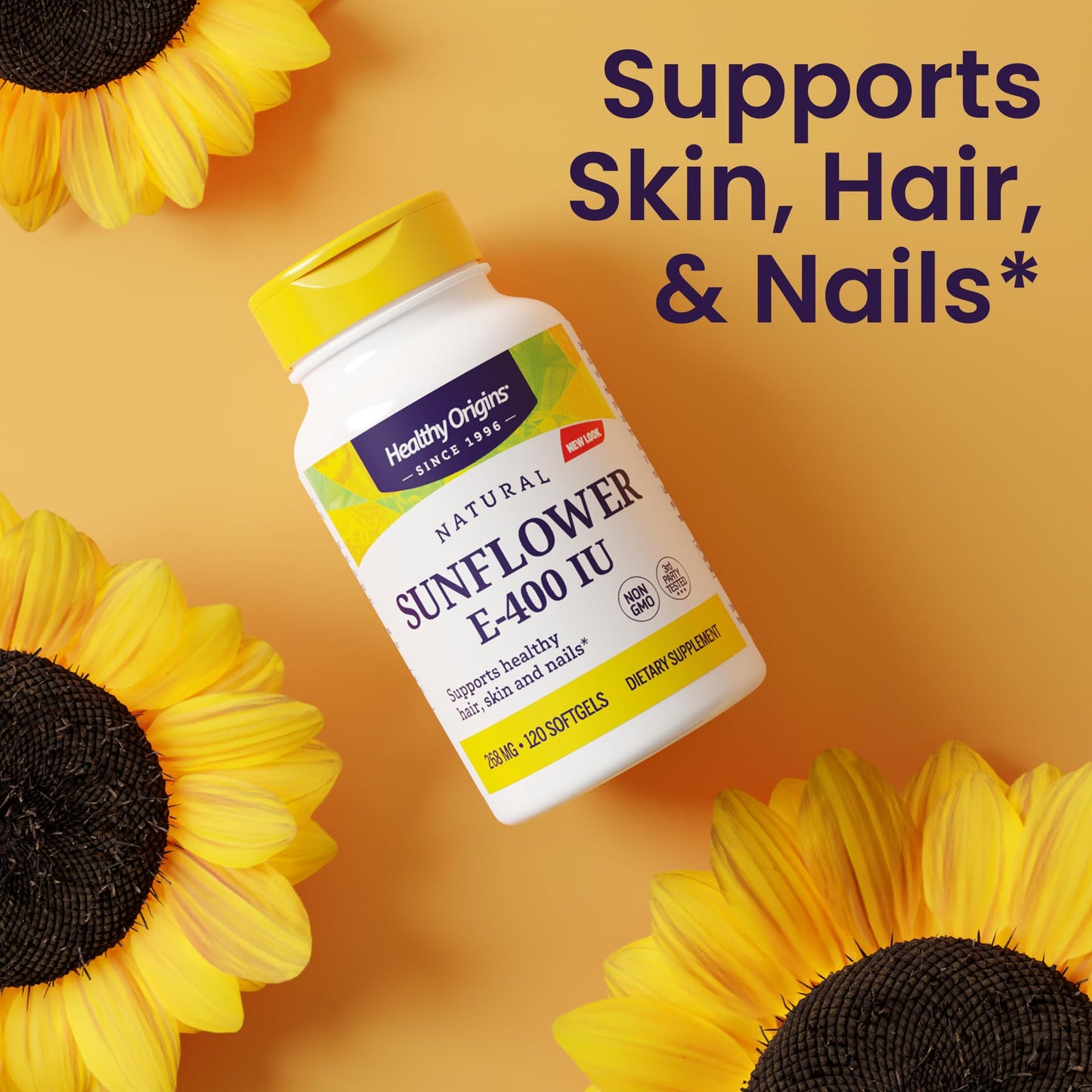 Healthy Origins Sunflower Vitamin E-400 IU Softgel 120