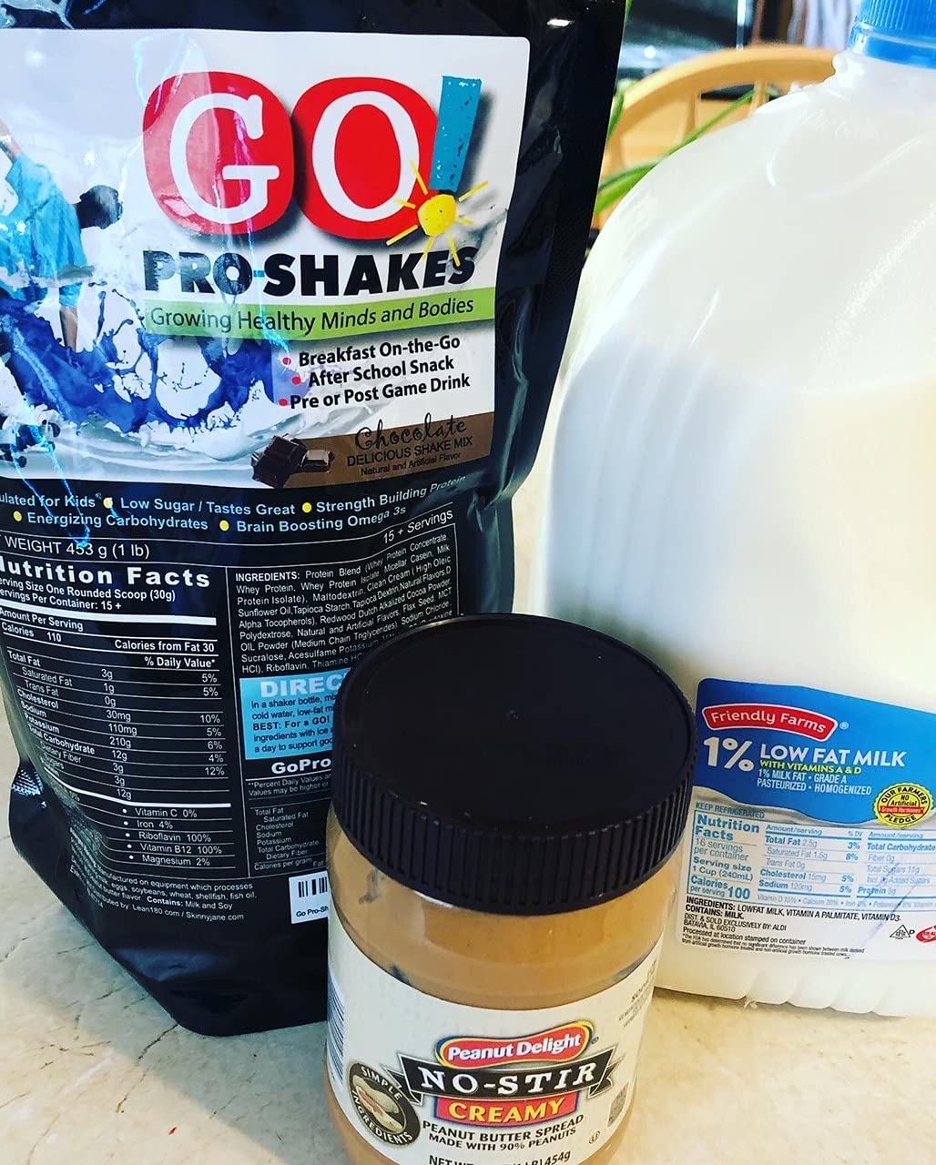 Skinny Jane GO Pro Shakes Protein Powder for Kids and Teens, 16