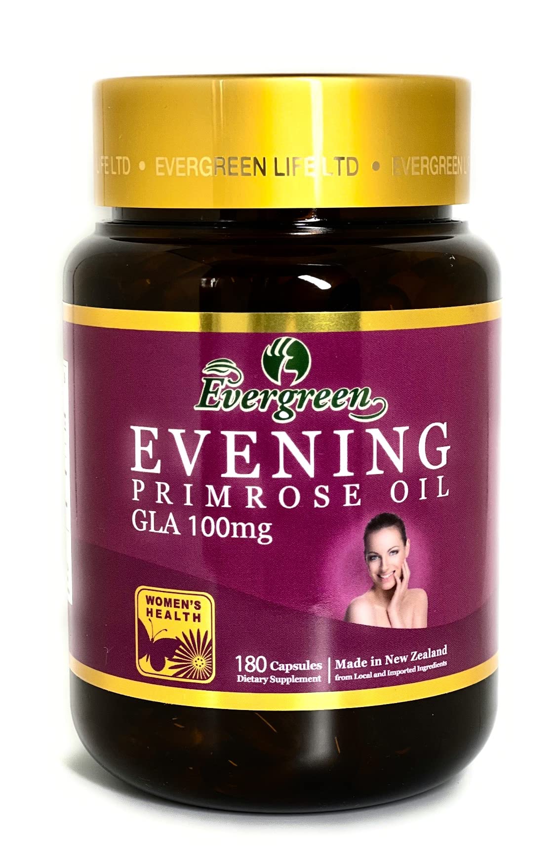Generic Evergreen Evening Primrose Oil Capsules 180