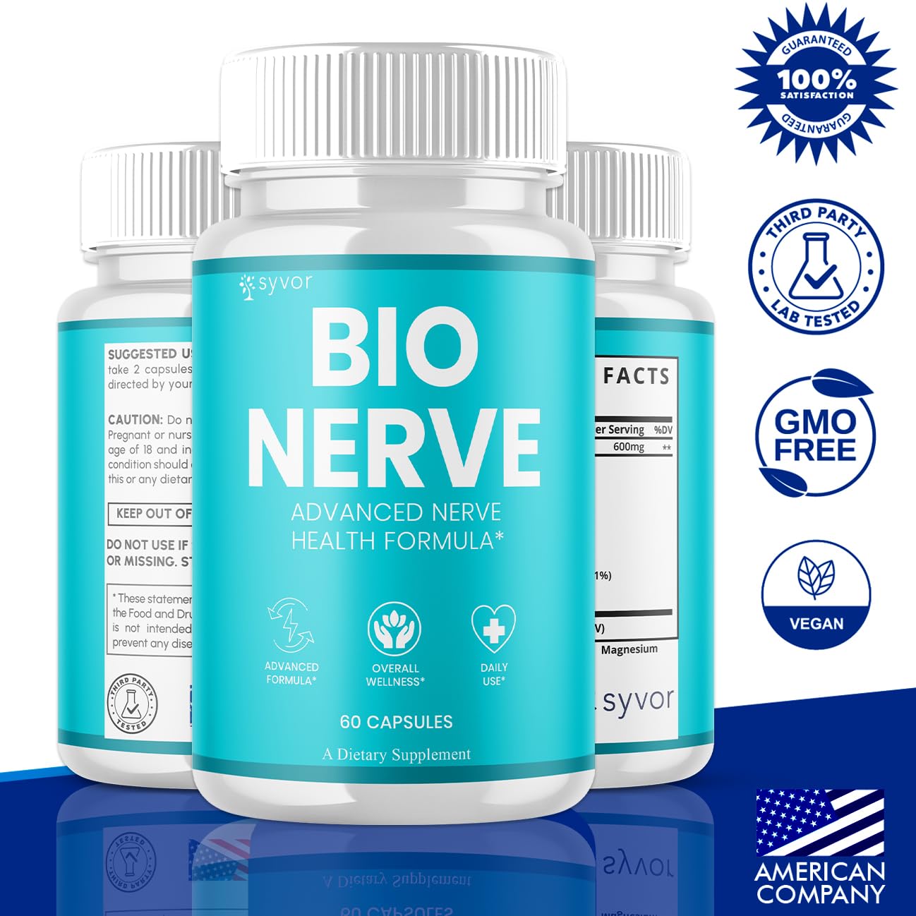 Syvor Bio Nerve Capsules 120 Capsules