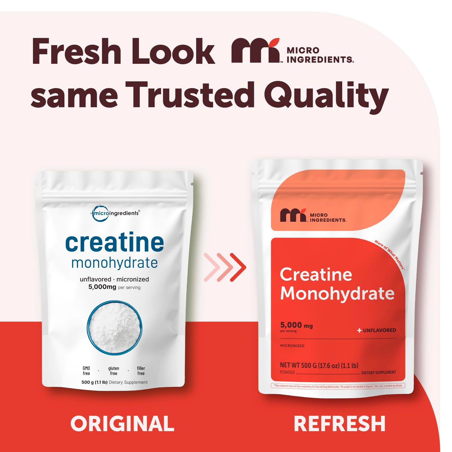 Micro Ingredients Creatine Monohydrate Powder 17.6 oz