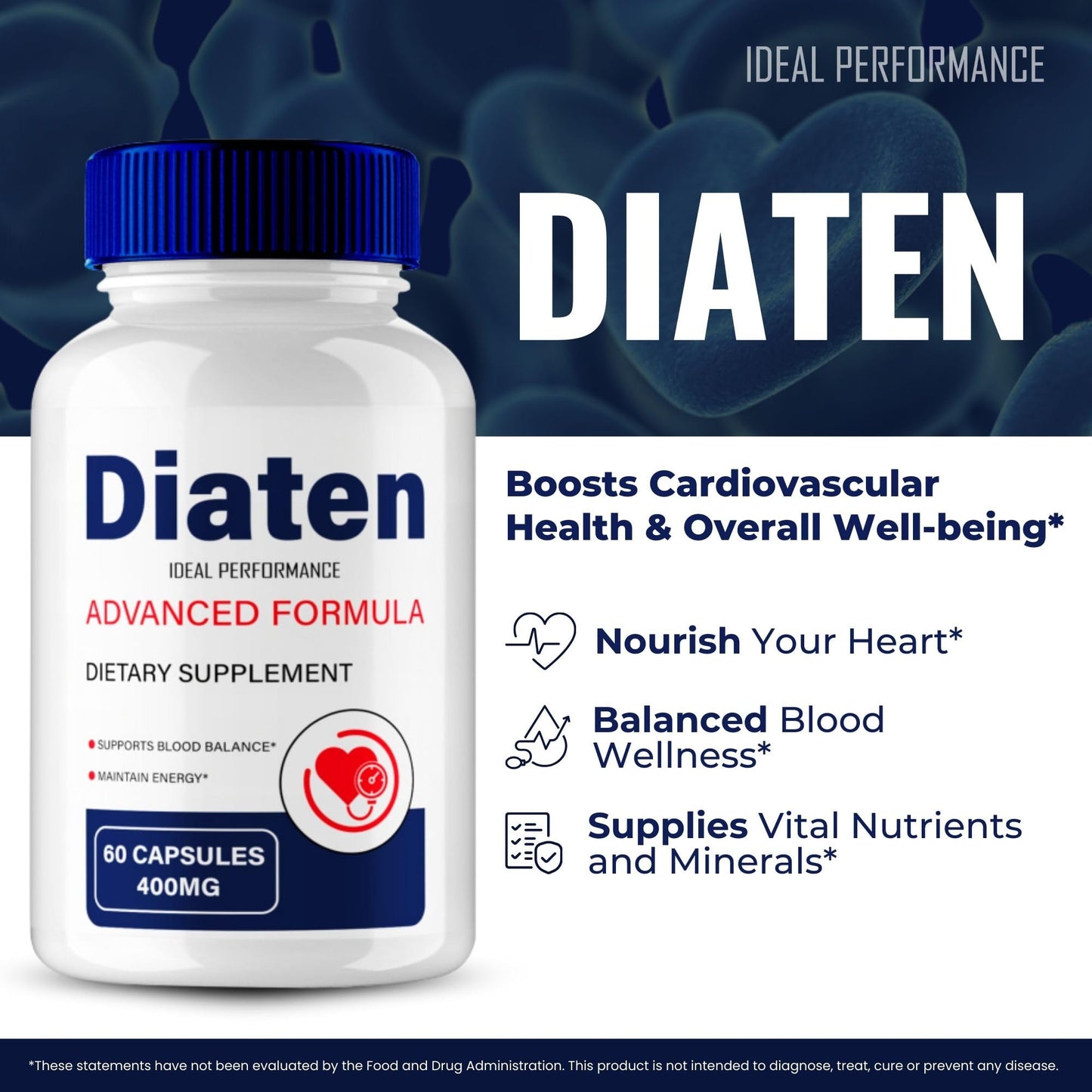 IDEAL PERFORMANCE Diaten Capsules 120 Capsules