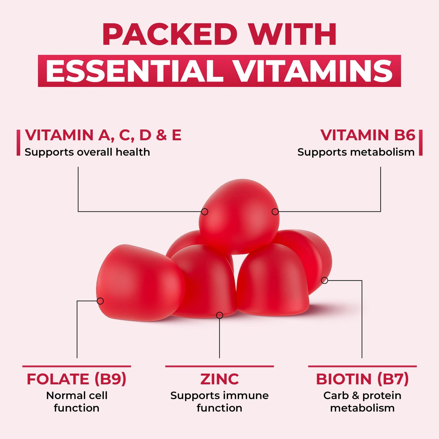Ollyoo Adult Multivitamin Gummies for Men and Women, 60 Count