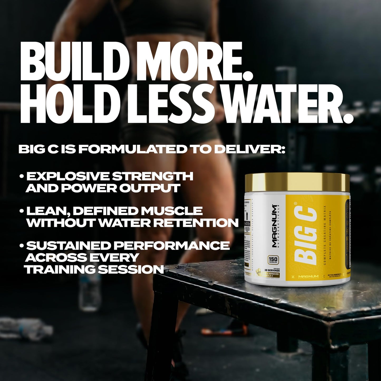Magnum Big C Creatine Matrix Capsules, 150 Capsules
