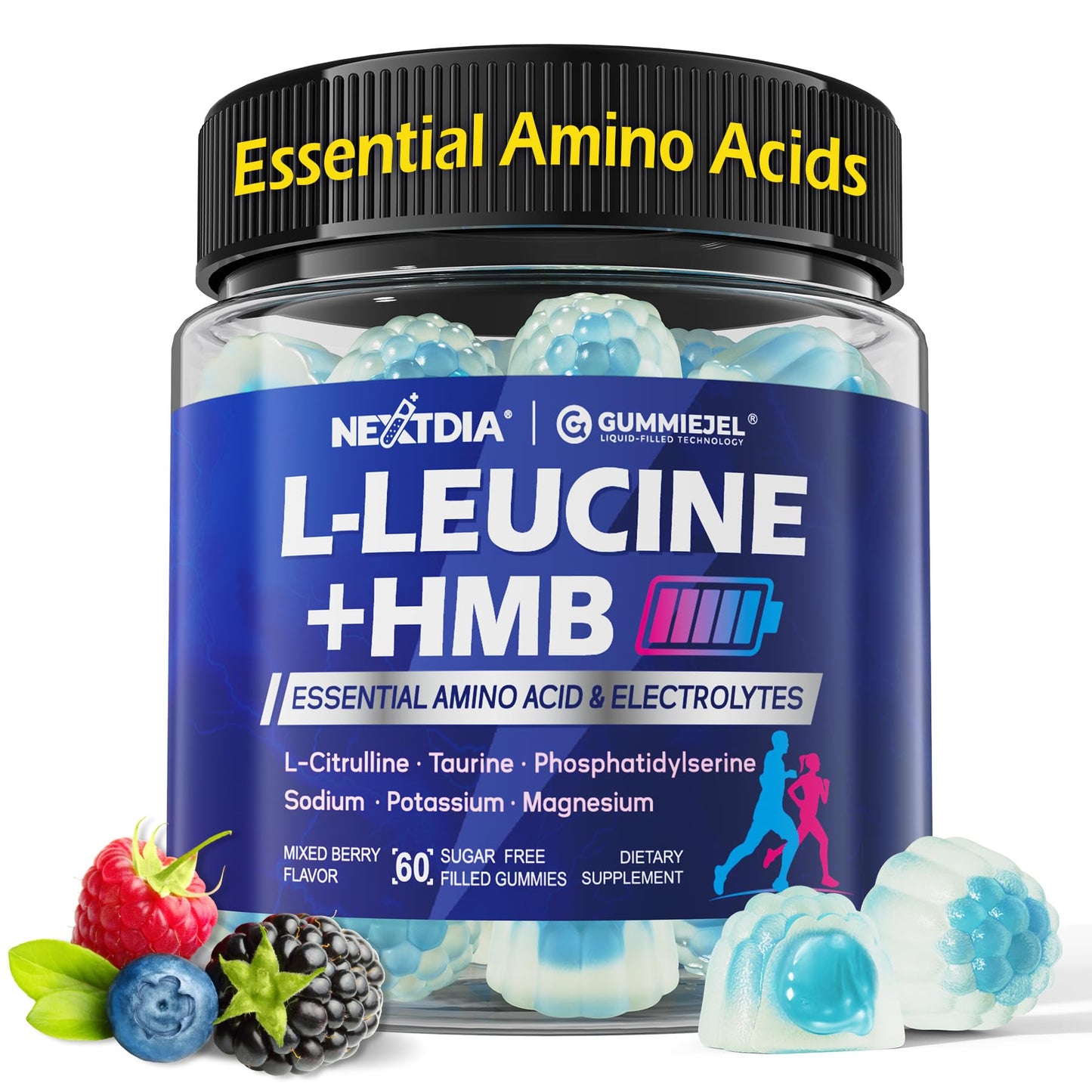 Nextdia HMB and L-Leucine Gummies Gummy 60 Count