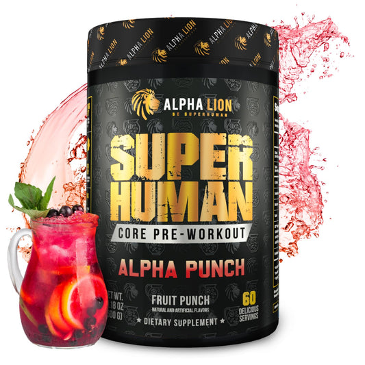 ALPHA LION Core Pre Workout Powder with Creatine 60 Servings