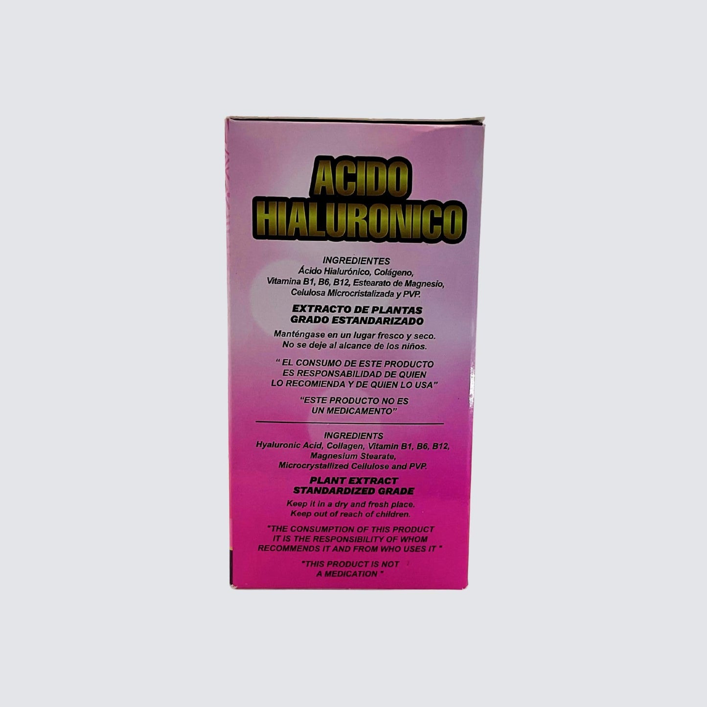 Generic Hyaluronic Acid with Collagen & B-Complex 60 Tablets