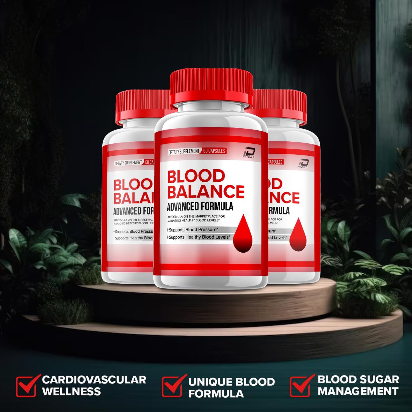 Indelo Blood Balance Capsules 120 Capsules