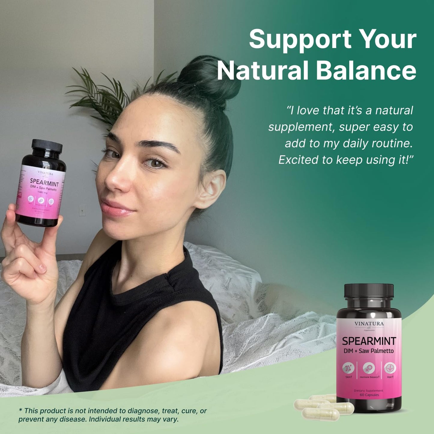 VINATURA Spearmint Capsules 60 Capsules