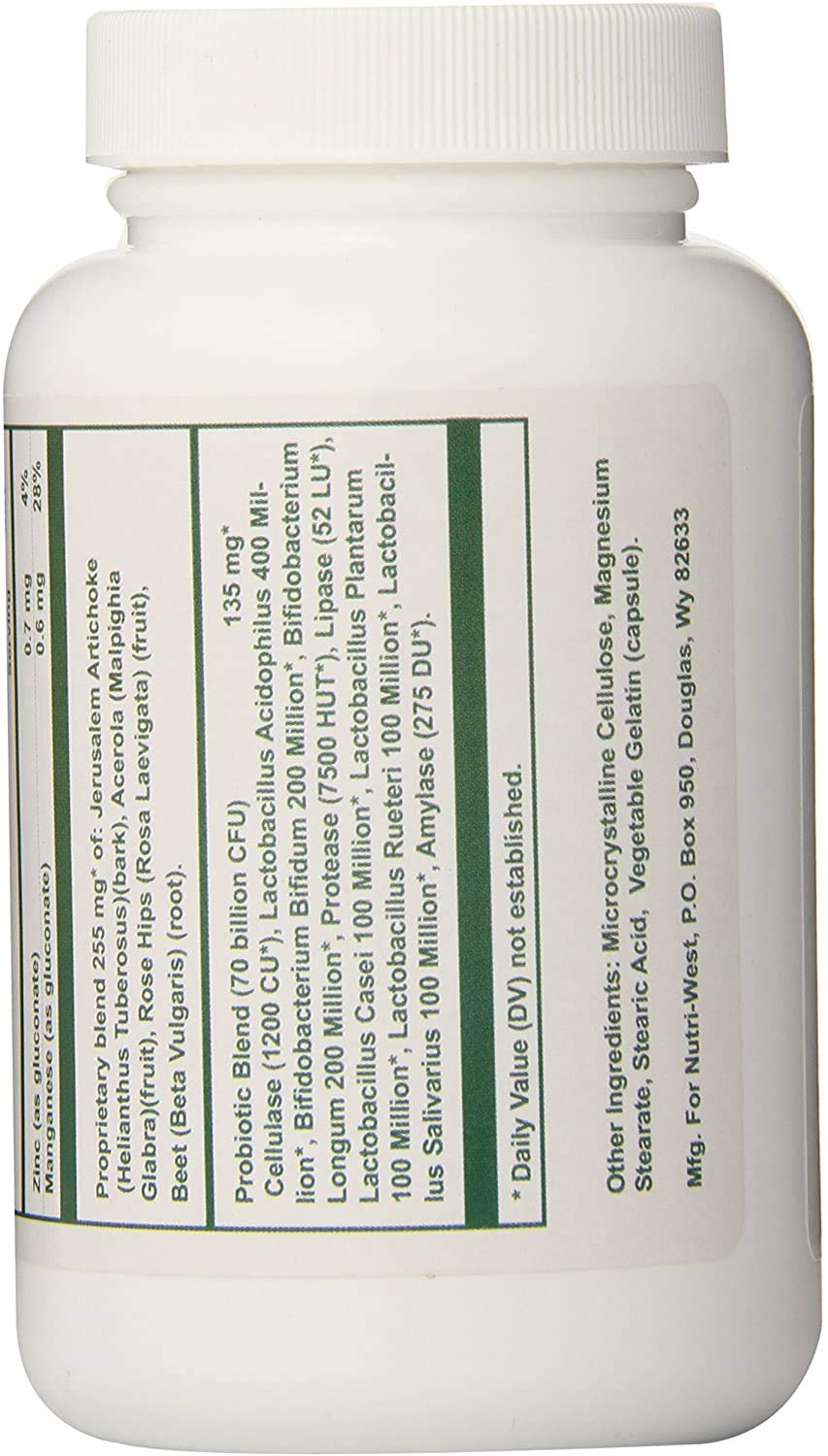 Nutri-West TOTAL PROBIOTICS 240 Capsules