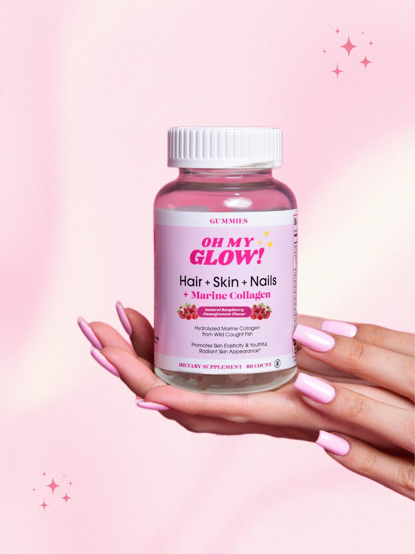 Snana Oh My Glow! Hair, Skin & Nails + Marine Collagen 60 Gummies