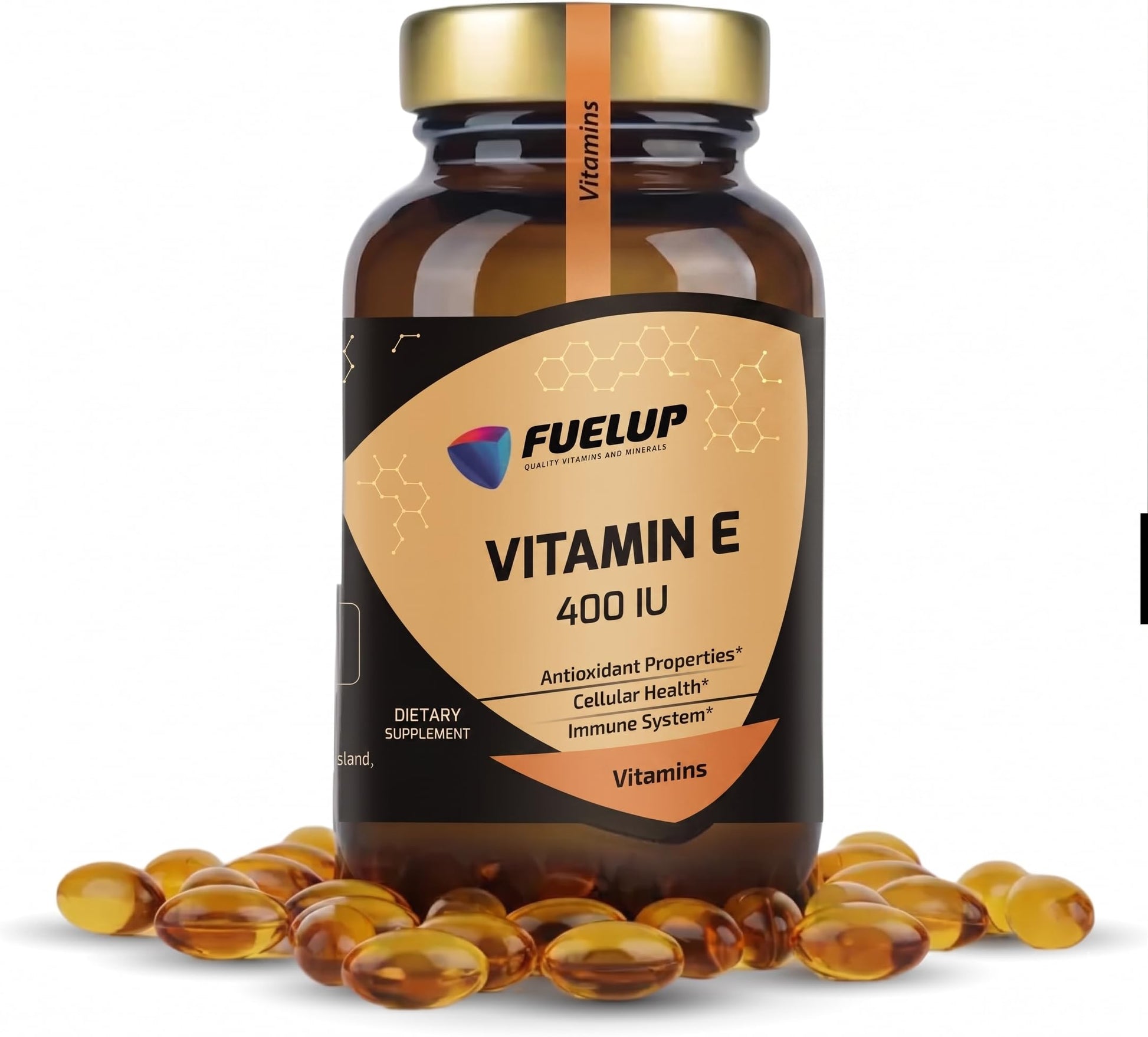 Fuelup Vitamin E 400 IU Softgels, 100 Count