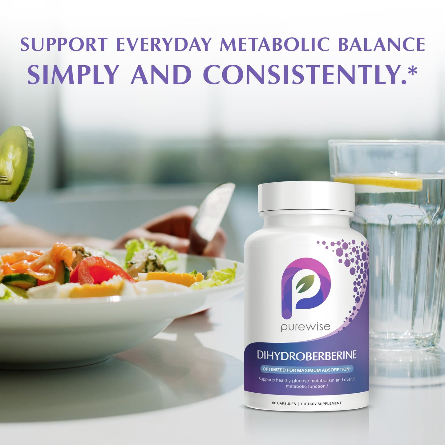 PureWise Dihydroberberine, 60 Capsules