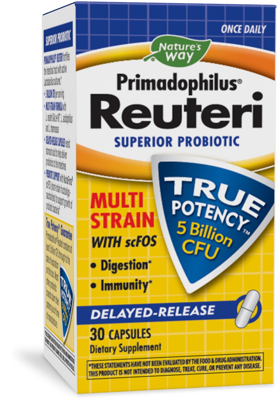 Nature's Way Primodophilus Reuteri Capsule, 30 Count