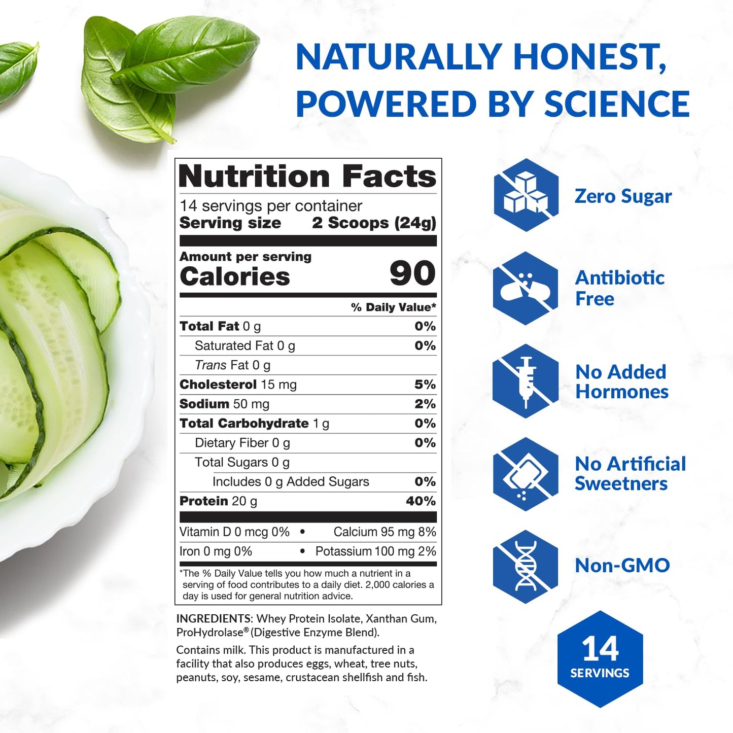 BioTrust Low Carb Lite Low Calorie Protein Powder, 14 Servings