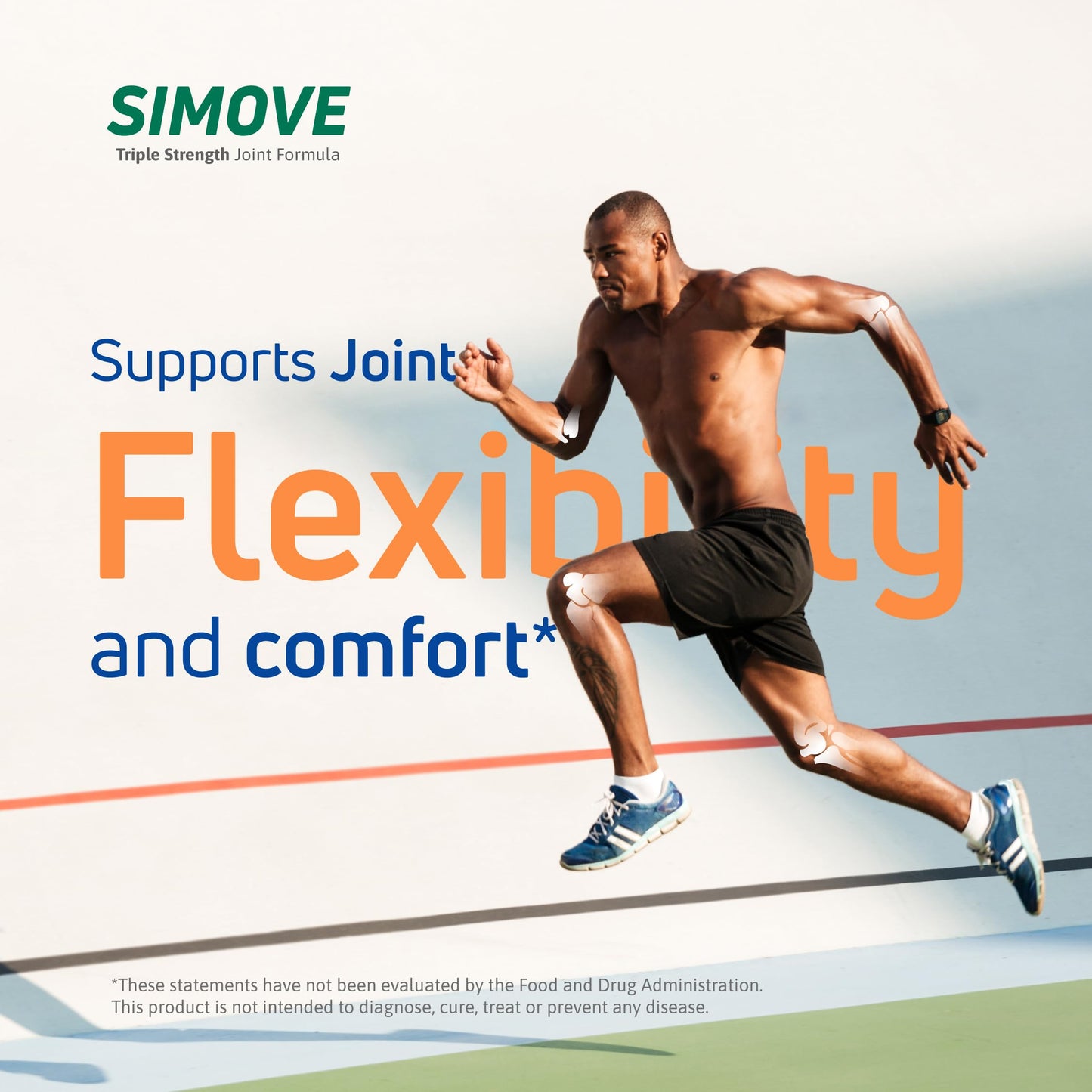 Nutra Nutrition Simove Glucosamine Chondroitin MSM Joint Support Supplement Caplets 120