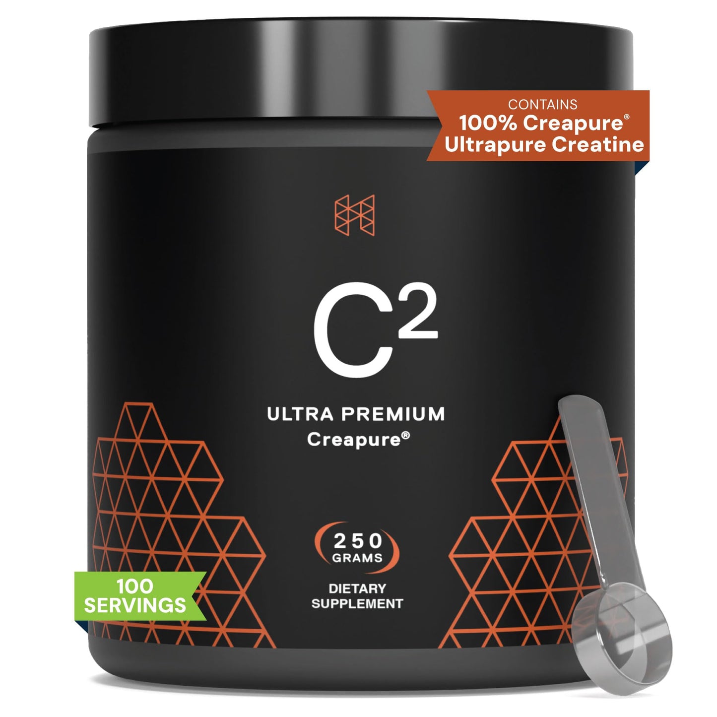 HPN C2 Creatine Monohydrate Powder, 8.75 Ounce