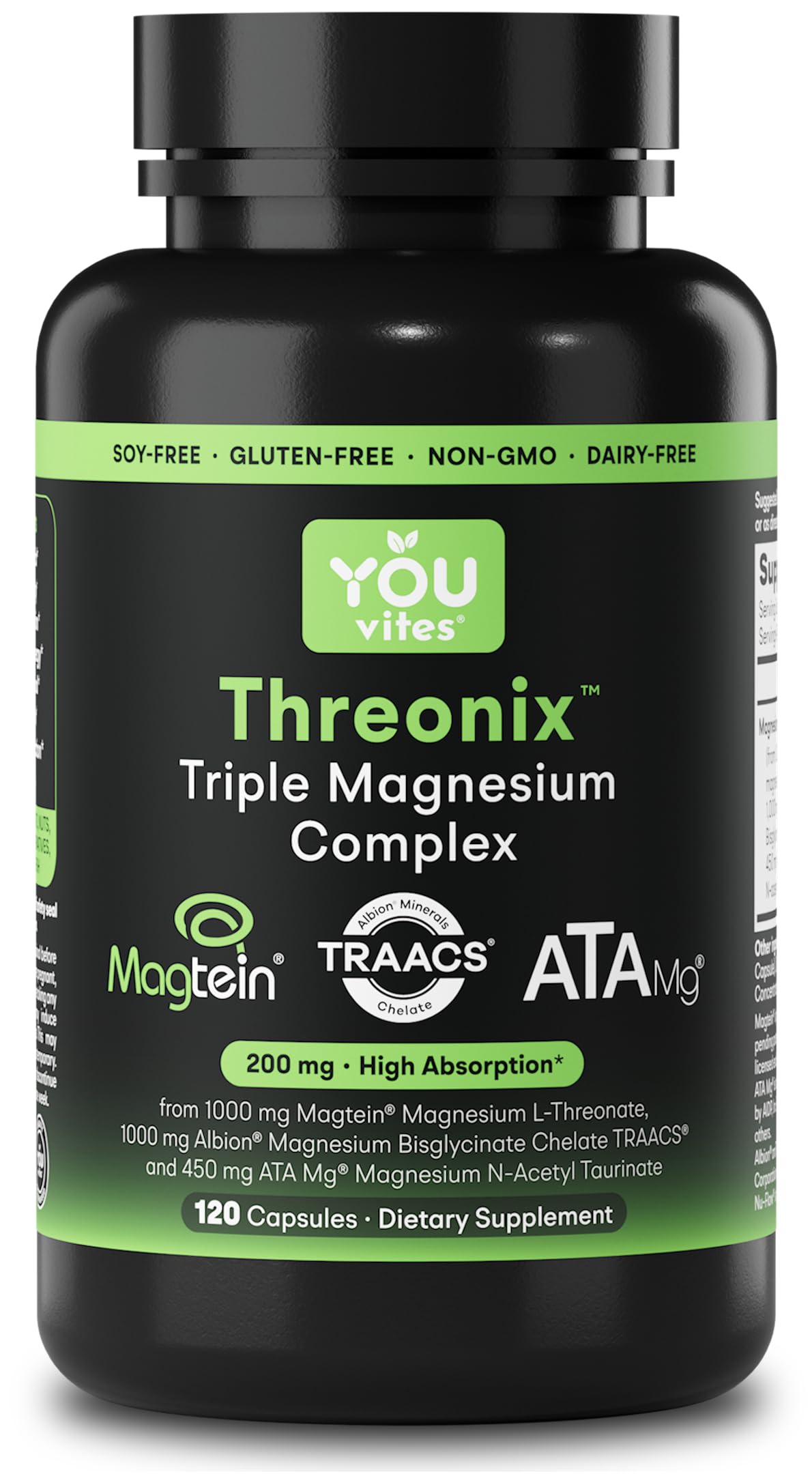 You Vites Threonix Triple Magnesium Complex Capsule, 120 Count