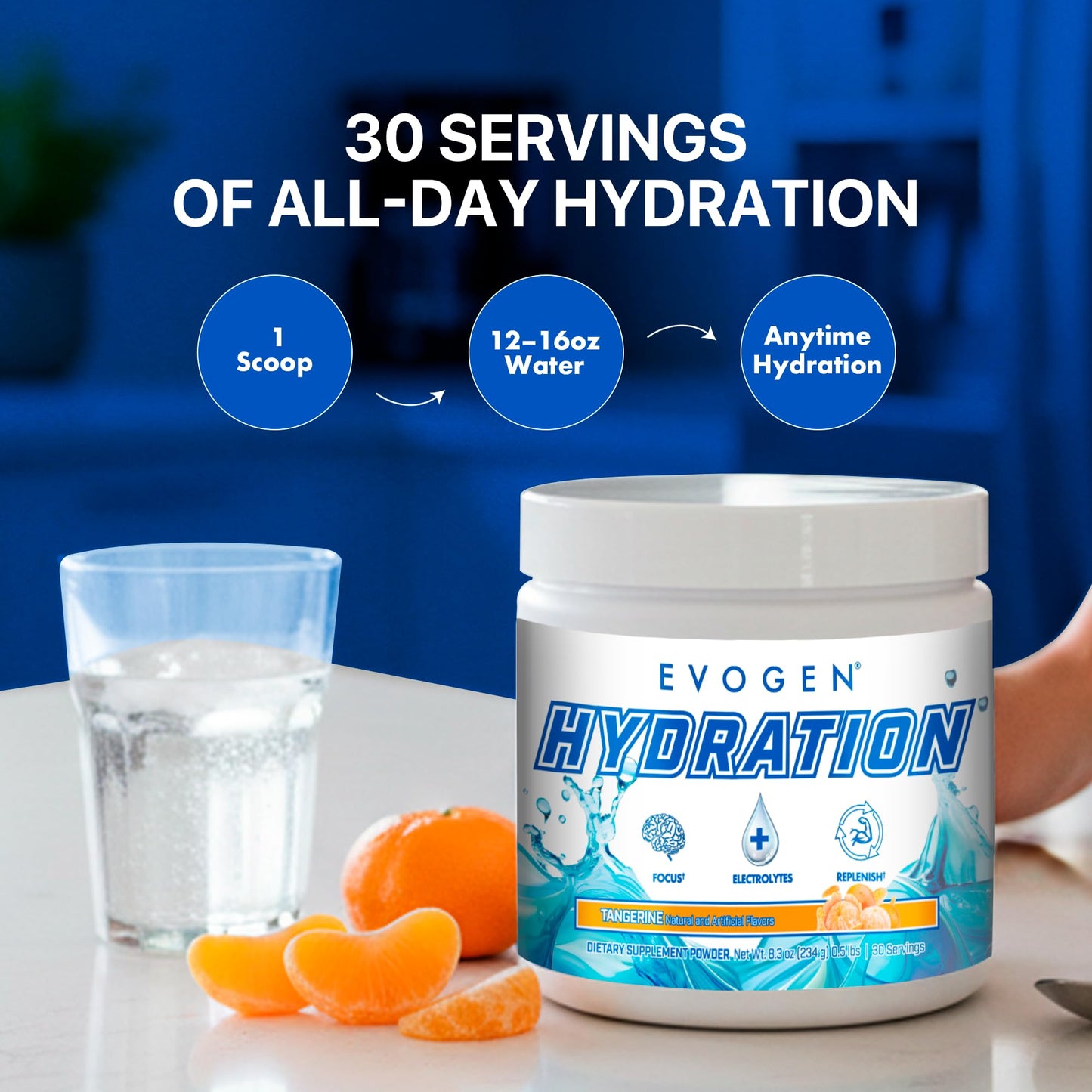 Evogen Hydration Electrolytes Powder 8.3