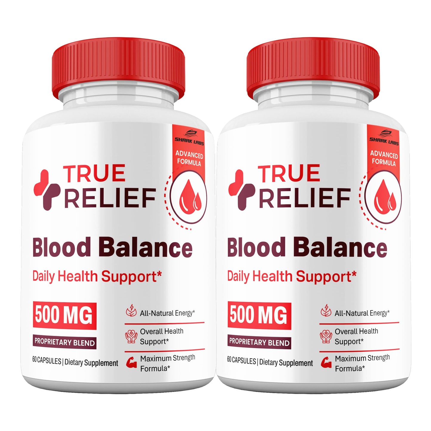 Shark Labs True Relief Balance Capsules, 60 Count