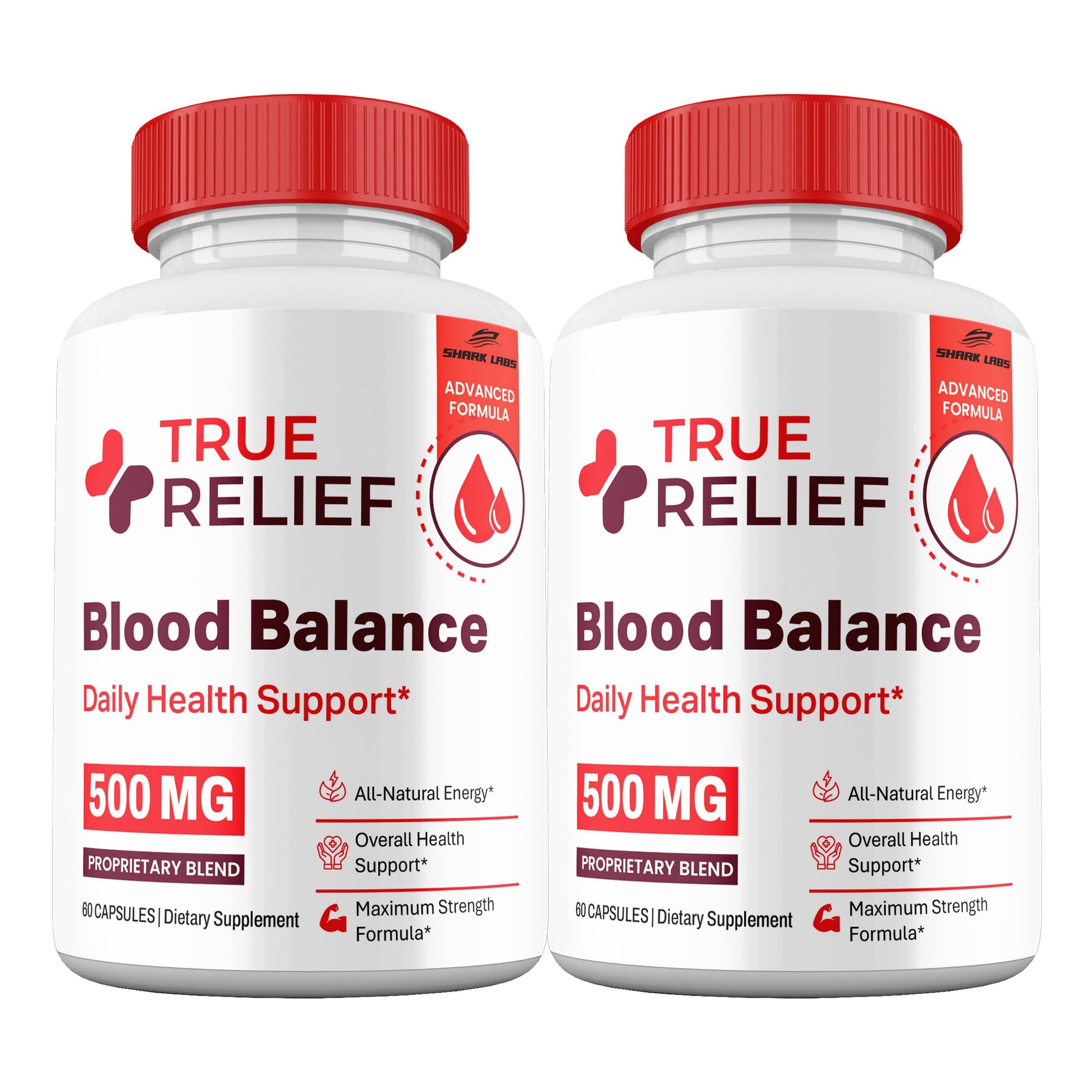 Shark Labs True Relief Balance Capsules, 60 Count
