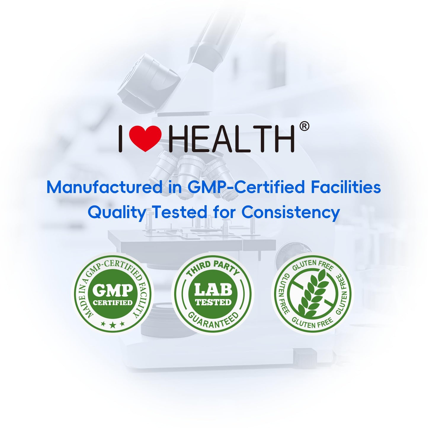 I LOVE HEALTH Magnesium Glycinate 1500mg, 240 Capsules