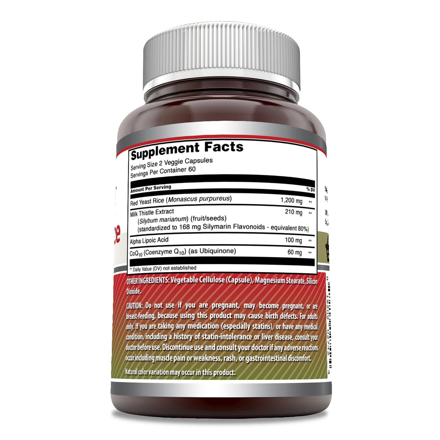 Amazing Nutrition Red Yeast Rice Complex Capsule, 1 Count