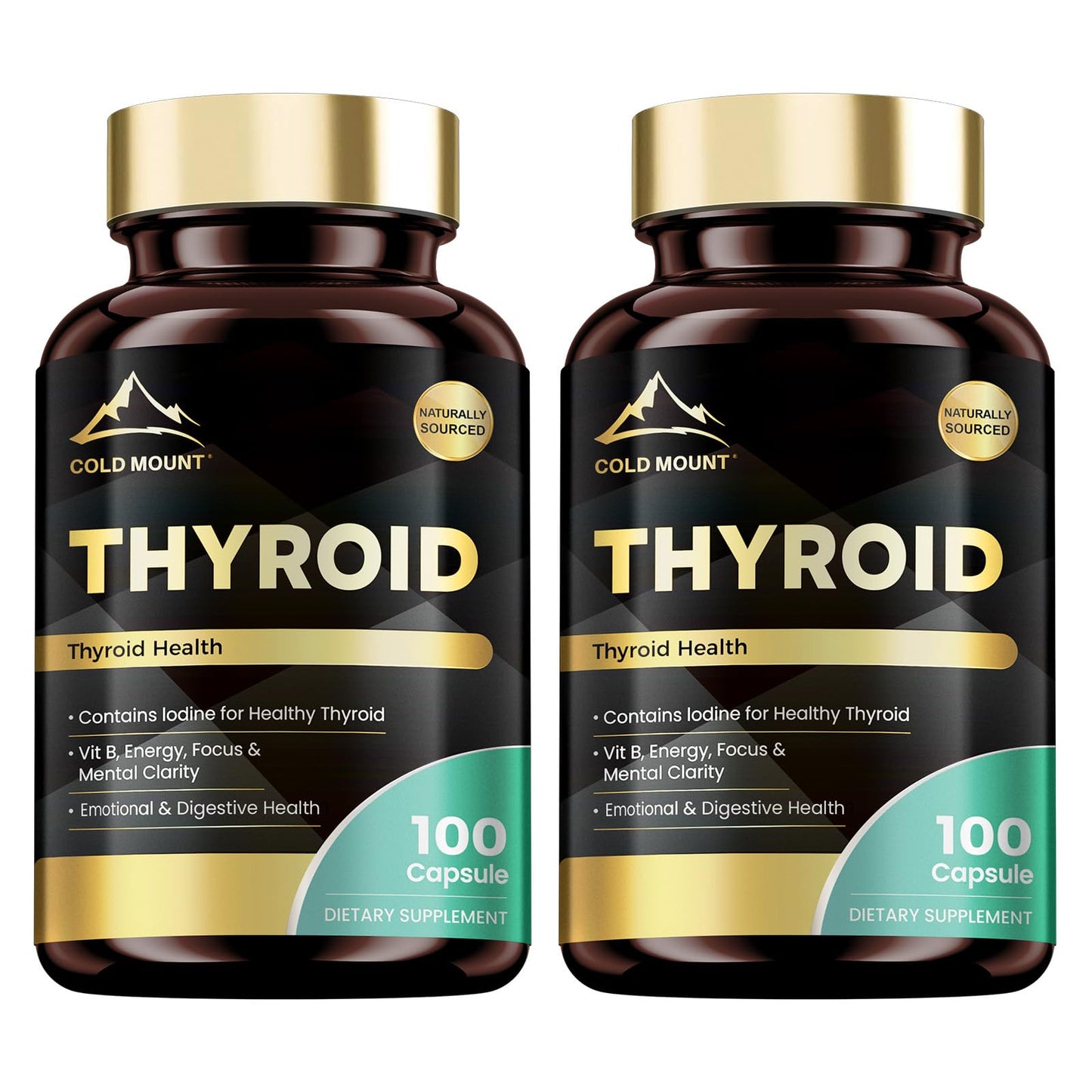MEGNETA Thyroid Health Supplement with Ashwagandha 200 Capsules