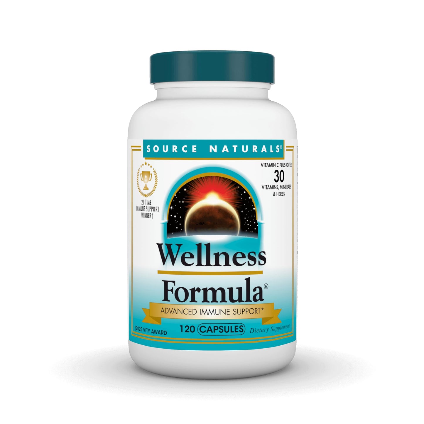 Source Naturals Wellness Formula Advanced Immune Support Capsules, 120 Count