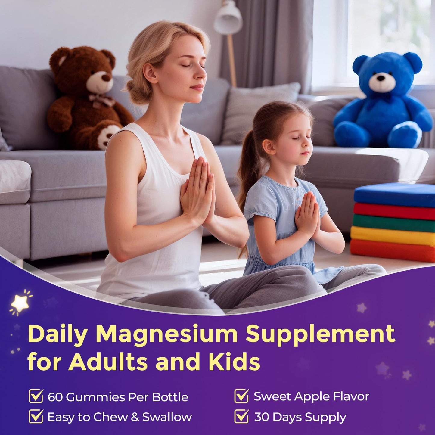 IIEltruiom Liposomal Magnesium Complex 190mg for Kids, Gummies, 60 Count