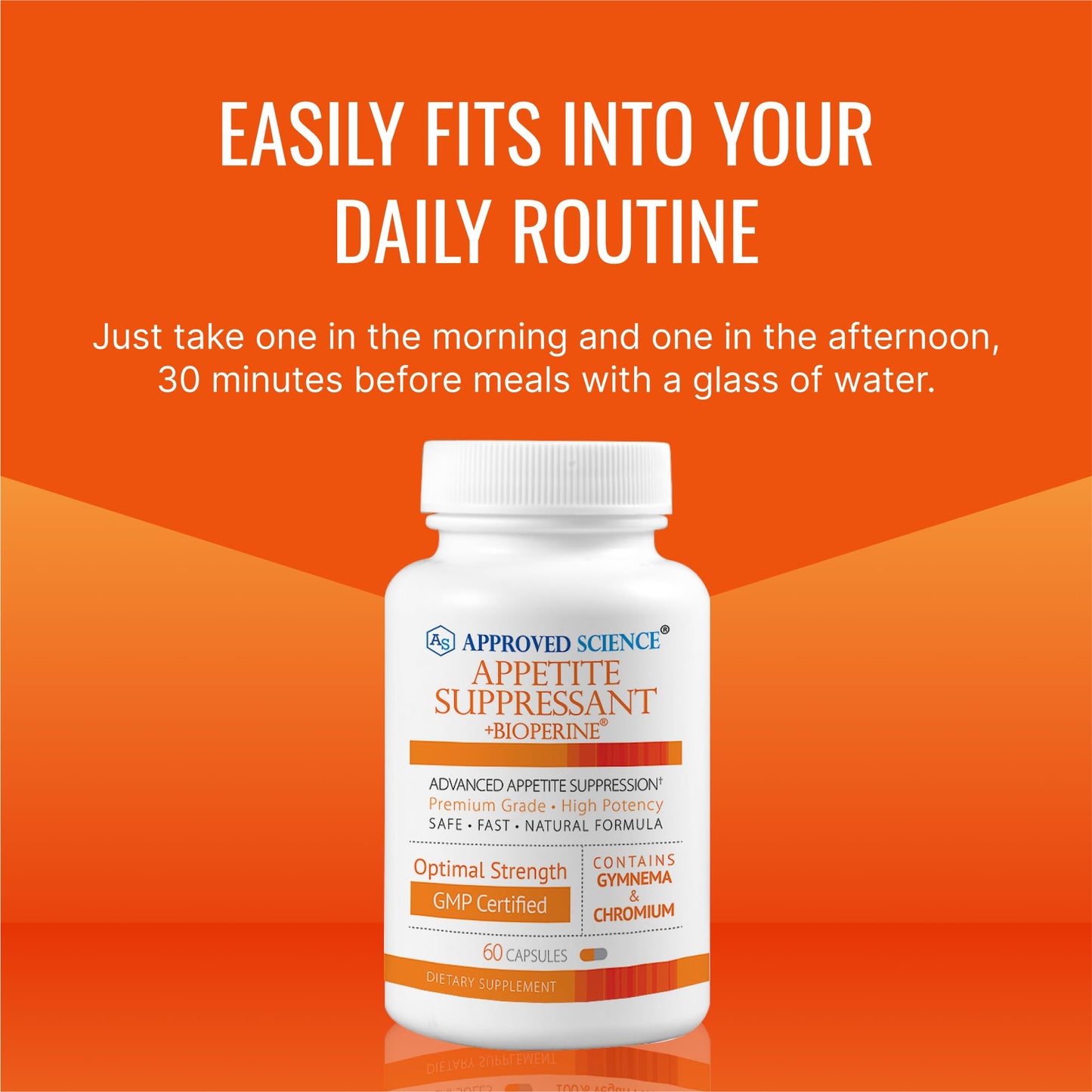 Approved Science Appetite Suppressant 60 Capsules